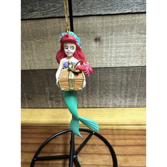 Disney Little Mermaid Vintage Grolier Ariel Christmas Magic Ornament In Box - Picture 2 of 4